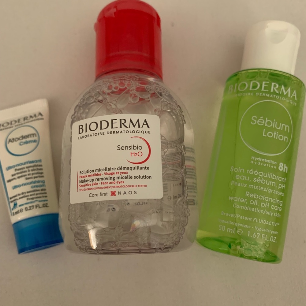 Bioderma facial products